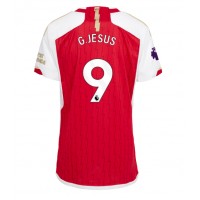 Dres Arsenal Gabriel Jesus #9 Domáci pre Ženy 2023-24 Krátky Rukáv